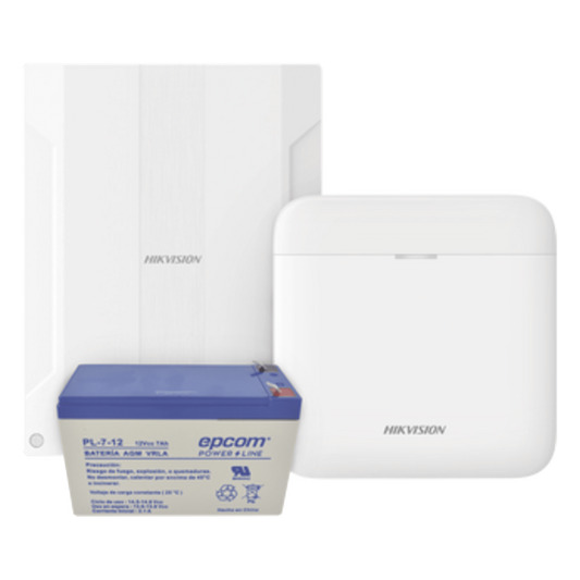(AXPRO) KIT de alarma AX PRO conversión de zonas cableadas a inalámbricas / Incluye: 1 Hub IP, Wifi y 3G/4G con Batería de respaldo/ 1 Expansor de 16