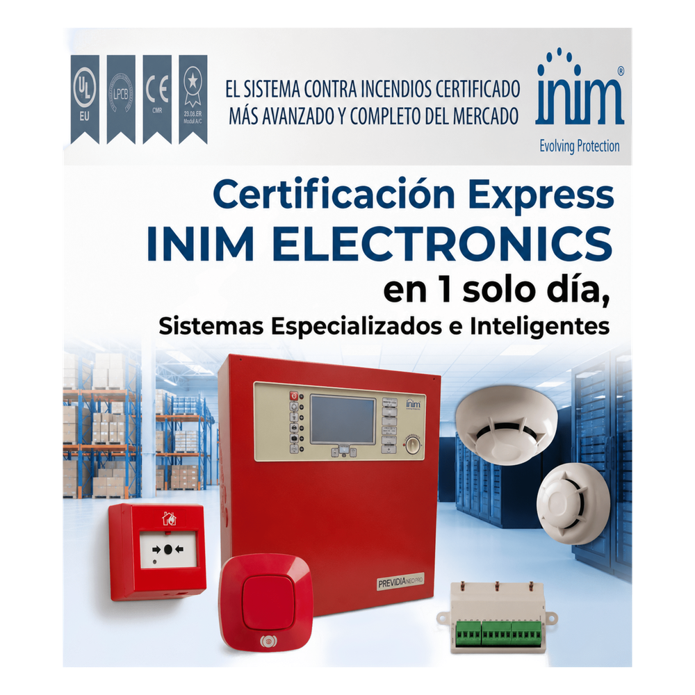 Certificación Presencial INIM Electronics/Serie Previdia Compact en solo 1 Día