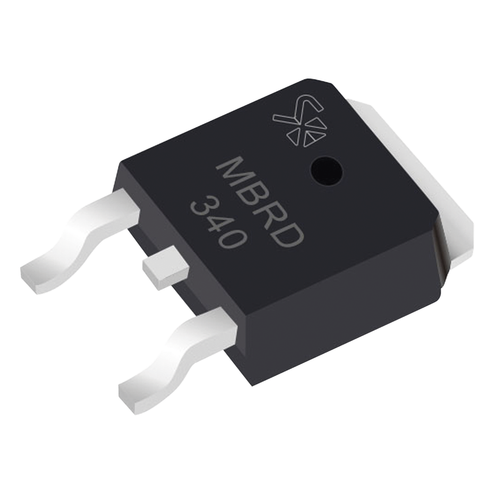 Diodo Rectificador Schottky, 3 Amp., 40 PIV, para SMD, Montaje DPAK, Tipo Anodo Dual