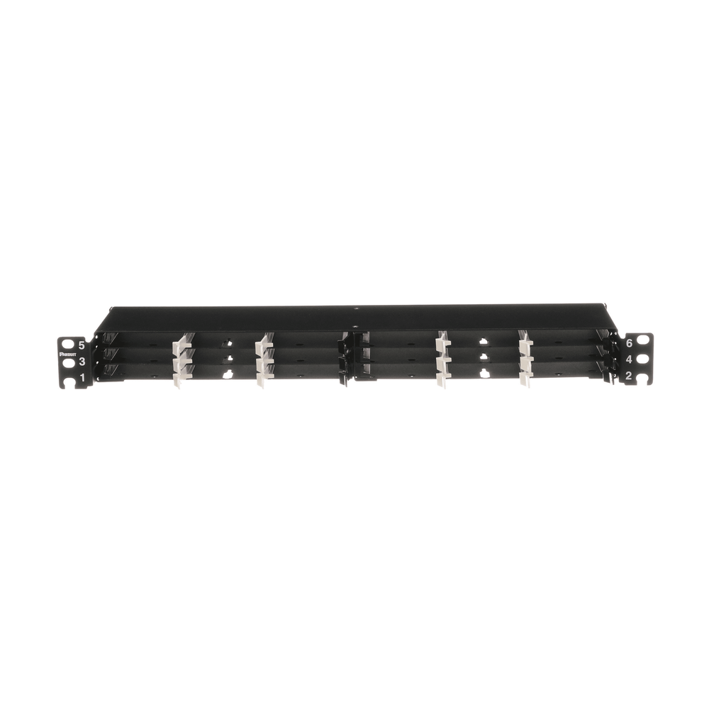 Panel de Distribución de Fibra Óptica, Acepta 18 Cassettes HD Flex en 4 Espacios, Hasta 144 Fibras, 1 UR