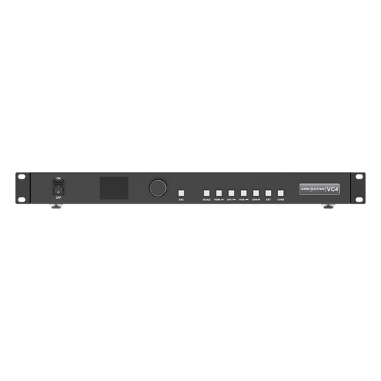 Controlador de Video LED VC4 / 4 Puertos Gigabit Ethernet / Entradas HDMI 1.3, DVI, VGA, CVBS / Salida Máxima 2.6 MP / Compatibilidad con RS232