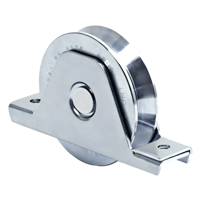 336V - Rueda de 12 cm / Capacidad Para Puertas de Hasta 400 kg / Canal Tipo "V"