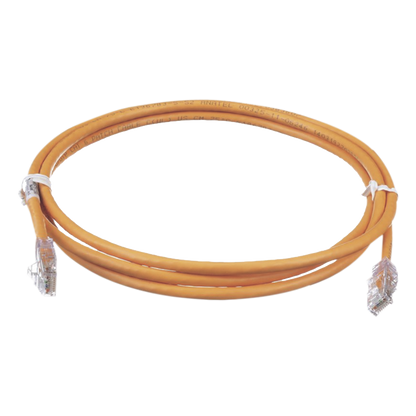 Cable de Parcheo TX6, UTP Cat6, 24 AWG, CM, Color Naranja, 0.91 Metros (3 Pies)