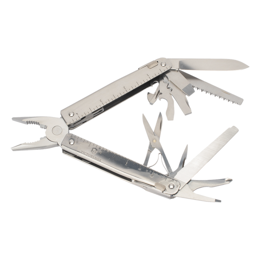 Navaja Victorinox Multiherramienta SwissTool X Plus con 37 Funciones. Incluye Funda de Piel