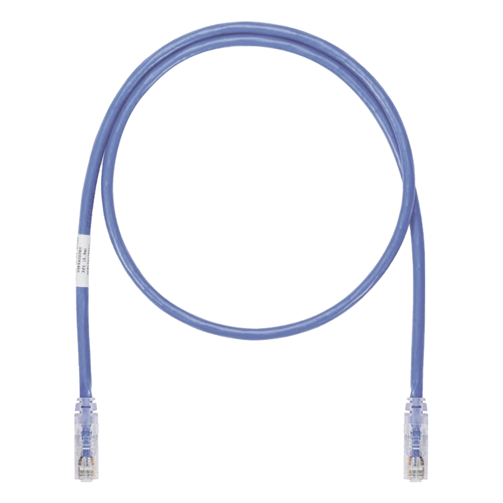 Cable de Parcheo UTP, Cat6A, 24 AWG, CM, Color Azul, 15.24 Metros (50 Pies)