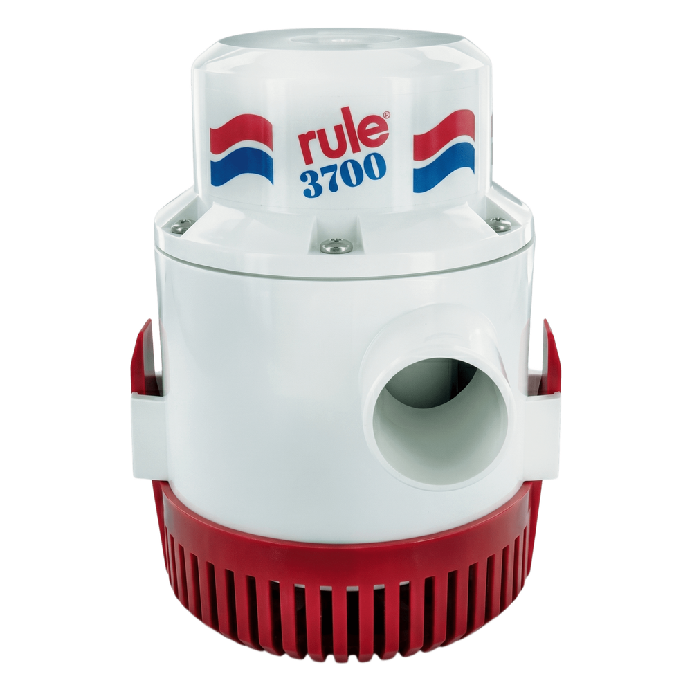 Bomba de Achique Sumergible Rule 16A / 3,700 GPH / 24V CD / Motor de Alta Eficiencia / Ejes de Acero Inoxidable / Protección Térmica TCO