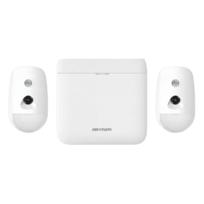 (AX PRO) KIT de Alarma AX PRO 96 Zonas / Incluye: 1 Hub 96 Zonas con GSM y Batería de Respaldo / 2 Detectores de Movimiento con Cámara (PIRCAM)