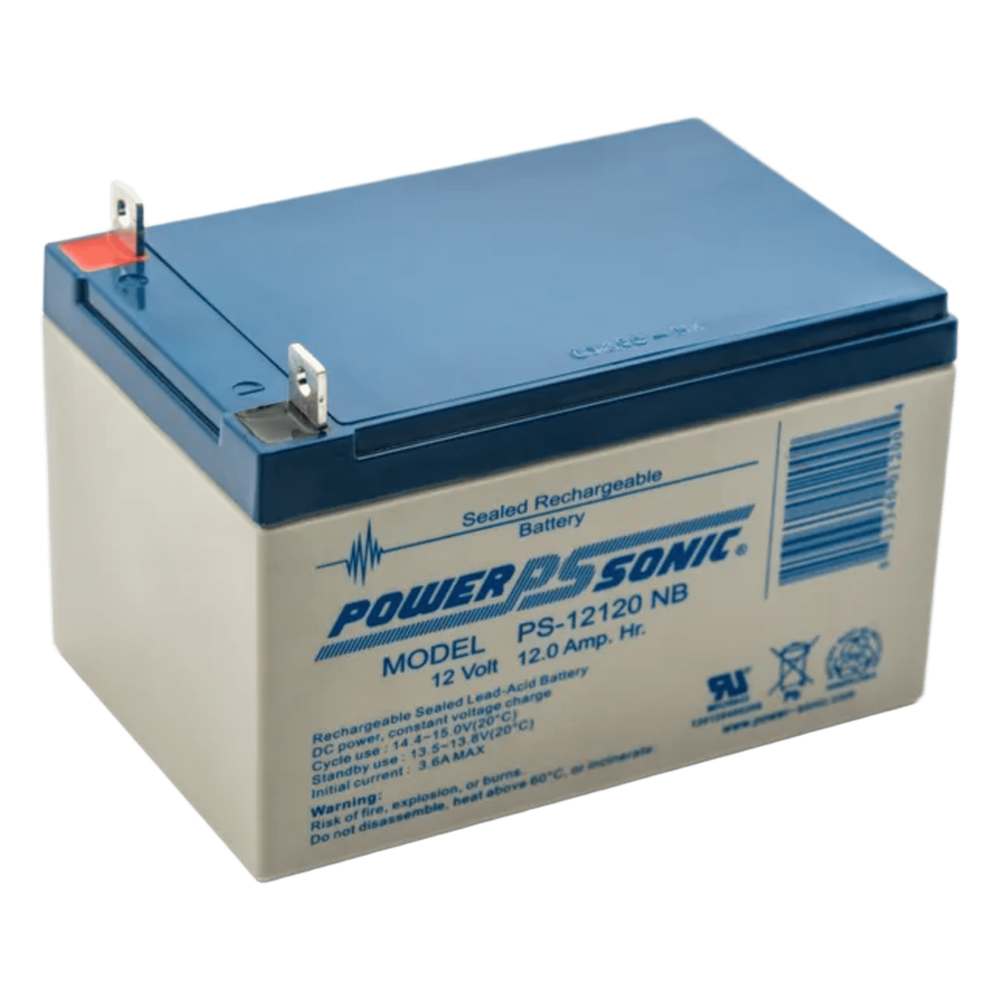 Batería 12V Recargable, 12AH, Para Respaldo, Tecnologías AGM/VRLA, 5 Años Vida Útil, Terminales tipo NB1, Reconocida UL , Sin Mantenimiento, Sin