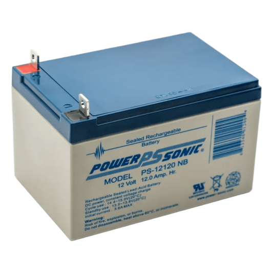 Batería 12V Recargable, 12AH, Para Respaldo, Tecnologías AGM/VRLA, 5 Años Vida Útil, Terminales tipo NB1, Reconocida UL , Sin Mantenimiento, Sin