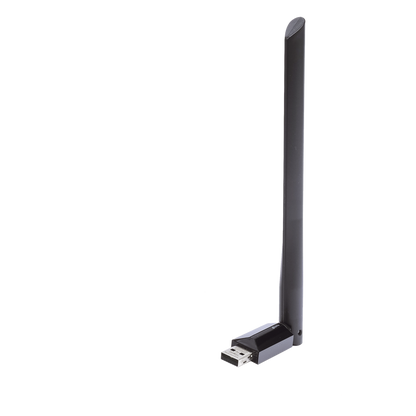 Adaptador USB inalámbrico doble banda AC 600 Mbps, antena de alta ganancia.