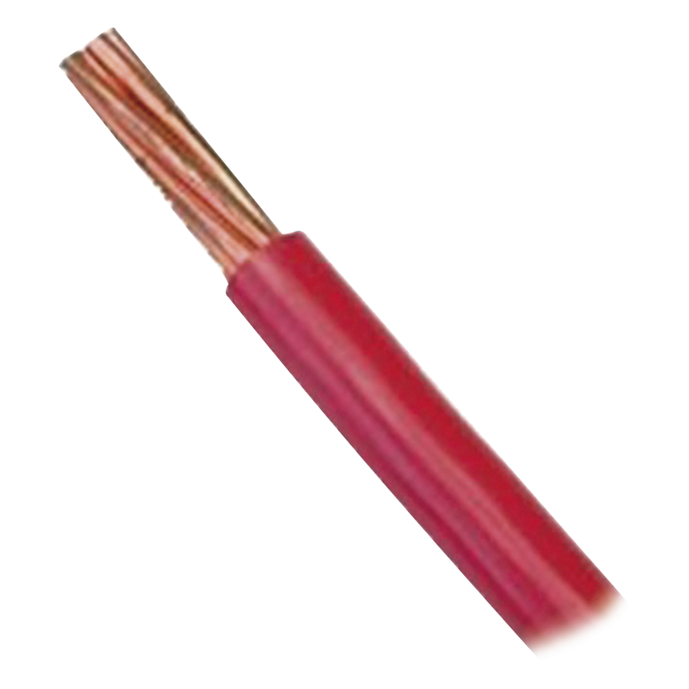 Cable Eléctrico 10 AWG Color Rojo, Conductor de Cobre Suave Cableado. Aislamiento de PVC, Auto Extinguible. Bobina 100 Metros (328.08 Pies)