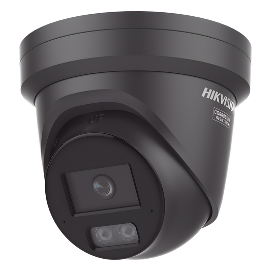 [Dual Light + ColorVu 3.0 + HikAI] Turret IP 4 Megapixel / Lente 2.8 mm / 30 mts IR + Luz Blanca / 2 Microfonos Integrados / Exterior IP67 / WDR 130