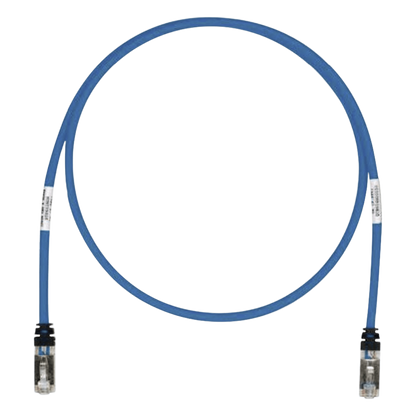 Patch Cord Cat6A, Blindado S/FTP, CM/LS0H, 0.61 Metros (2 Pies), Color Azul