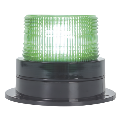 Burbuja Brillante de Larga Vida Útil, con 8 LEDs Color Verde, Domo Verde, 12Vcd