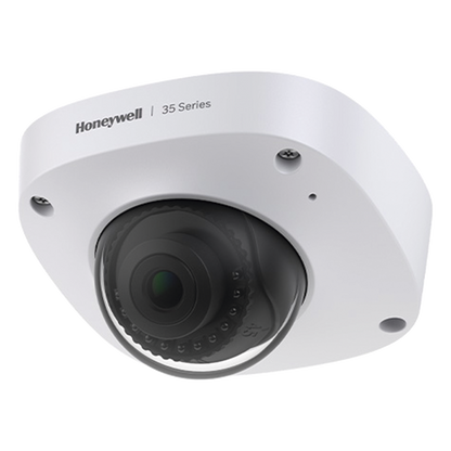 Cámara Mini Domo IP / 5 MP / Lente Fijo 2.8 mm / WDR 120 dB / IR 30 m / IP66 IP67 IK10 / PoE / NDAA