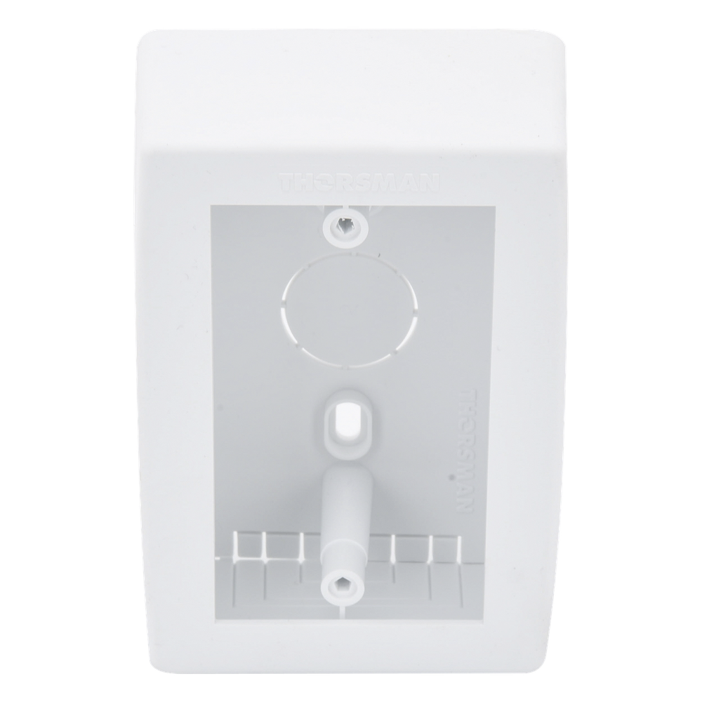 Caja de Registro Universal, Color Blanco de PVC Auto Extinguible (7902-02001)