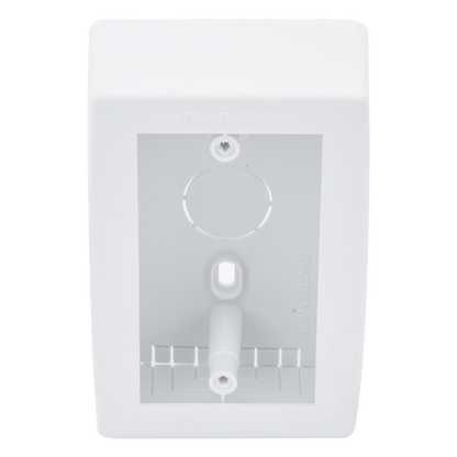 Caja de Registro Universal, Color Blanco de PVC Auto Extinguible (7902-02001)
