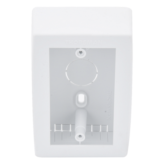 Caja de Registro Universal, Color Blanco de PVC Auto Extinguible (7902-02001)