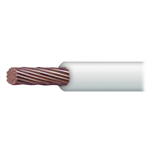 Cable THW-LS / Calibre 4 AWG / 19 Hilos / Color Blanco / Bobina 100 m (328 ft)
