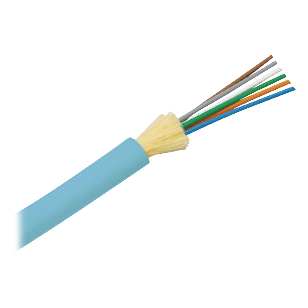 Cable de Fibra Óptica de 6 Hilos, Multimodo OM4 50/125 Optimizada, Interior, Tight Buffer 900um, No Conductiva (Dieléctrica), OFNR (Riser), Precio