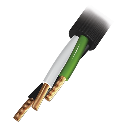 Cable de Uso Rudo / 3 Hilos / Calibre 12 AWG / 600 V / Rollo 100 m