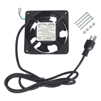 Ventilador 110 Vca de 12 x 12 cm con Cable y Clavija