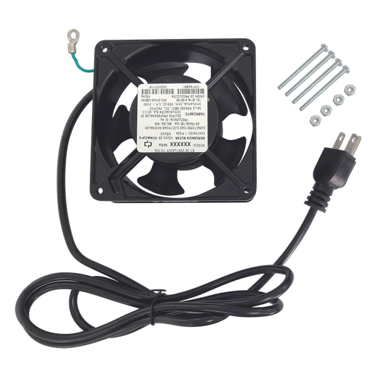 Ventilador 110 Vca de 12 x 12 cm con Cable y Clavija