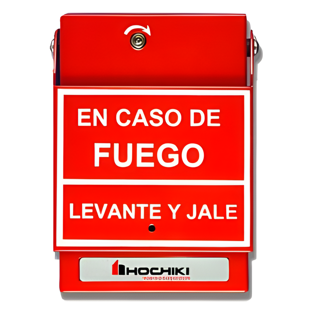 Estación De Jalón Convencional De Doble Acción, Color Rojo, Texto En Español (0600-01230) Incluye varilla de vidrio