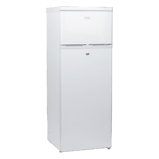 Refrigerador Combinado Solar de 220L (7.7 ft3) - 12/24V, Alta Capacidad, Optimo Para Operación Sin Red Eléctrica, Rendimiento Superior.