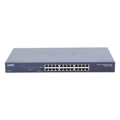 Switch No Administrable Gigabit de 24 Puertos 10/100/1000 Mbps, Con Modo Extendido Para Envió de Datos de Hasta 200 m