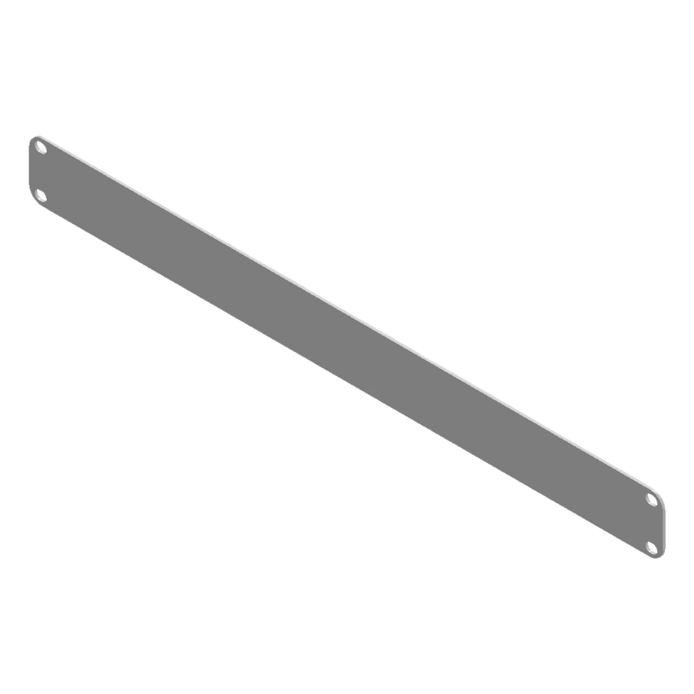 Tapa Ciega para Rack / 1 Unidad (1U) / 19 Pulgadas / Acero Calibre 14 / Pintura Electrostática Blanca / 483 x 44 mm (19 x 1.73 in)