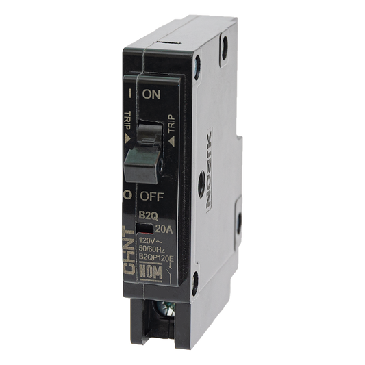 Interruptor Termomagnético Enchufable, Serie: B2Q, 1P, 60A, 120/240V (SKU:1002270)