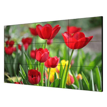 Kit Videowall 3x3 / 9 Pantallas 55" Full HD / Decodificador 16CH 4K / Montaje de Pared / Hikvision