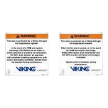 Señalamiento de Advertencia Interior Nitrogeno | Sistemas de Extinción Oxeo