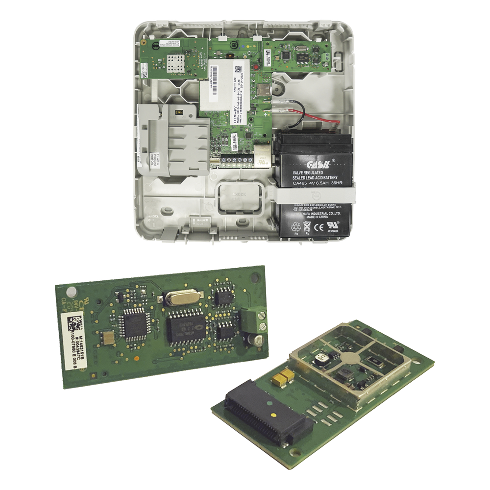 Comunicador dual LTE Cat-M1 con módulo de captura de marcador para reportar paneles de línea telefónica por internet o celular
