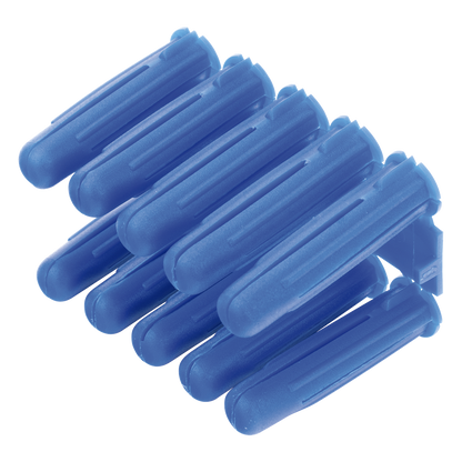 Taquete azul 3/8" para tornillo 12mm x 2" (100pzs) (1105-05100)
