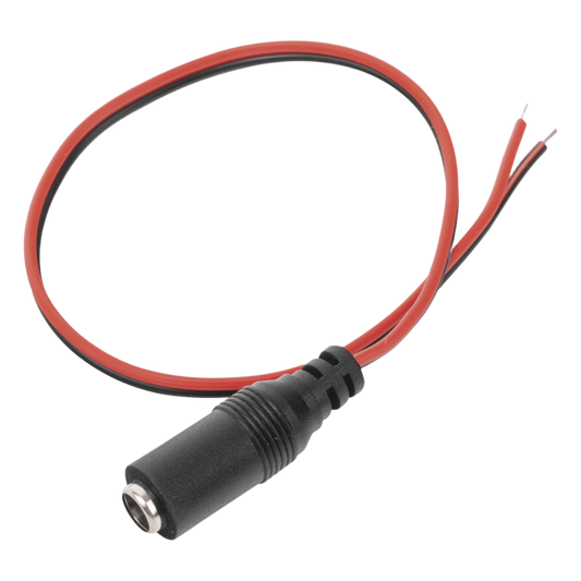 Cable con Conector Hembra, Alimentación para Vcc con Puntas Libres.