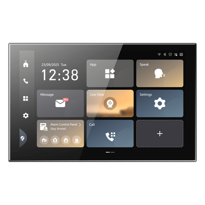 Monitor Touch Inteligente WiFi 6 / 10.1" (1920 X 1200) / Android 14 / PoE / 2 Micrófonos y 2 Bocinas Integrados / Gestión Unificada de Seguridad