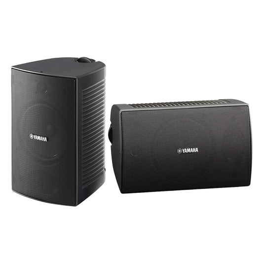 Altavoz de Montaje en Pared | 2 vias | Woofer 4" | Tweeter 1" | IPX3 | 8 ohms | 70/100V | Color Negro | Par