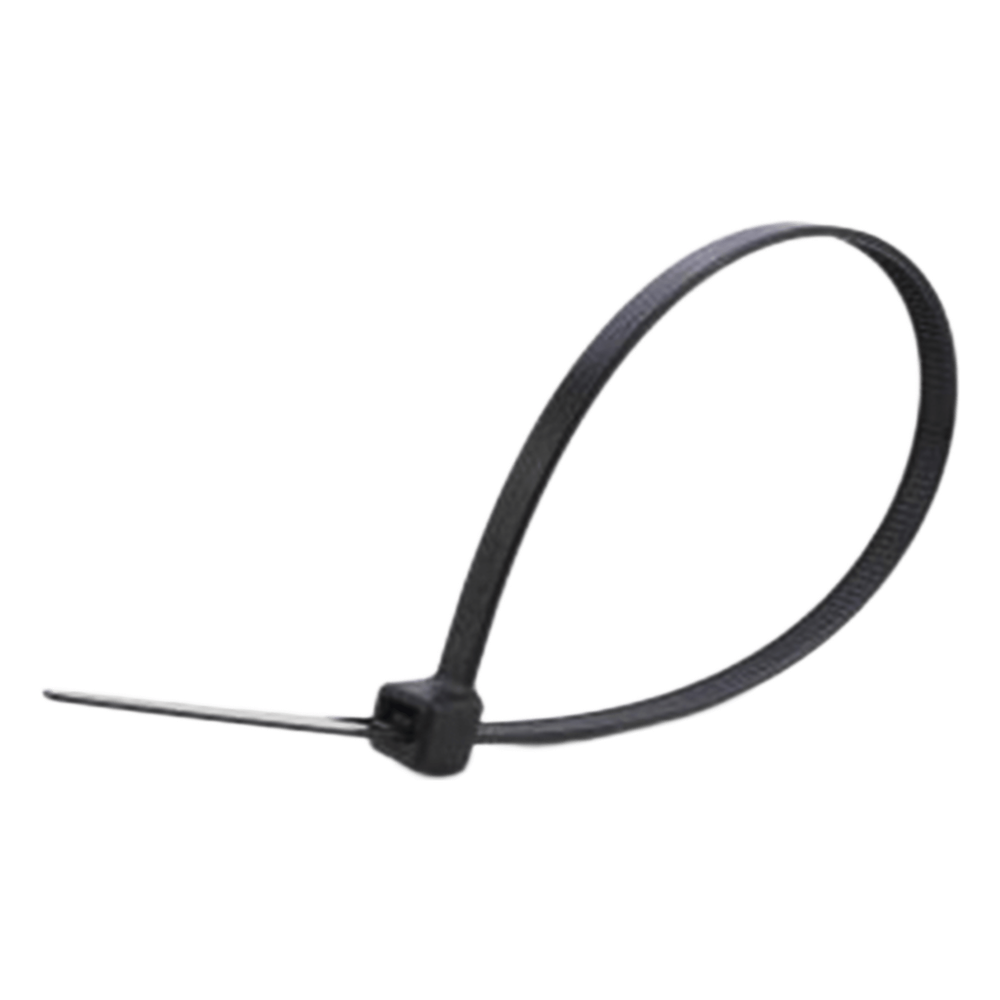 Corbata o Cincho de Nylon Color Negro, 4.8 x 450mm (100 piezas)