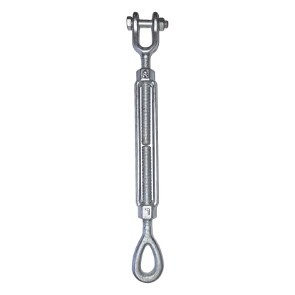 Tensor de 1/2" x 12" Acero Forjado OJO-QUIJADA Galv. Inmersión en Caliente (Carga Max. 2200 lbs).