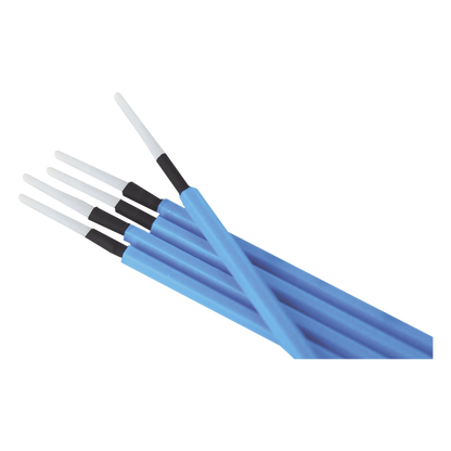 Hisopos para Limpieza de Puertos de Fibra Óptica 1.25 mm (0.05 Pulgadas) para Adaptadores LC y MU, 100 Piezas