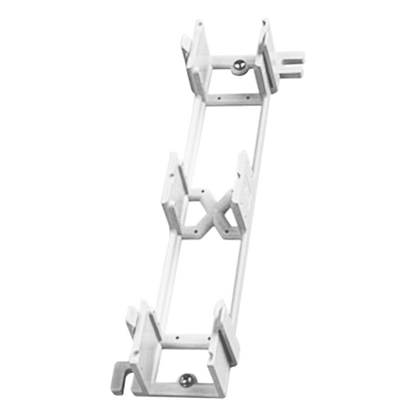 Montaje de Pared para Panel de Parcheo de 12 Puertos, Color Blanco
