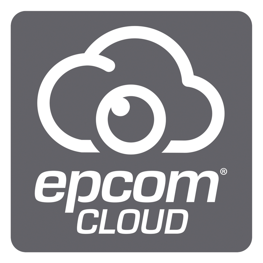 Suscripción Anual Epcom Cloud / Grabación en la nube para 1 canal de video a 2MP con 14 días de retención / Grabación continua