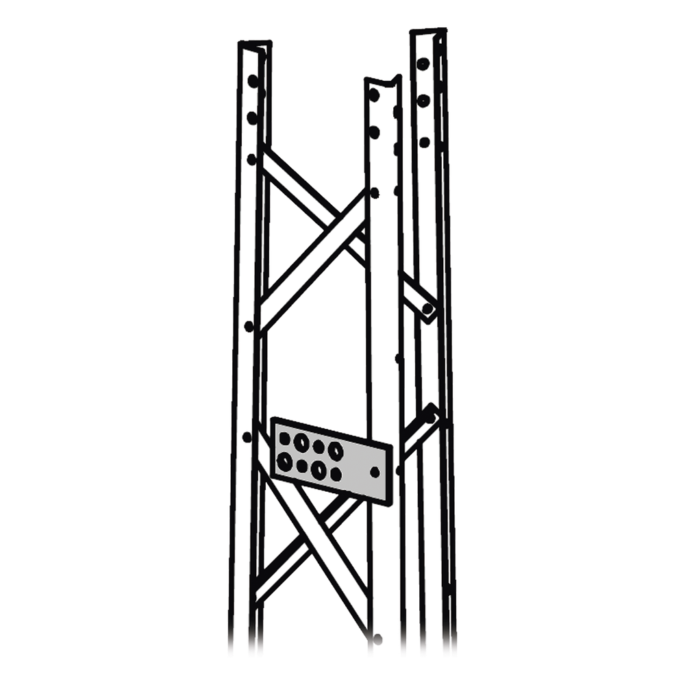 Guía Simple para Guiado de Cableado de Comunicación. Compatible con línea TITAN. Incluye Tornillo, Tuerca y Arandela