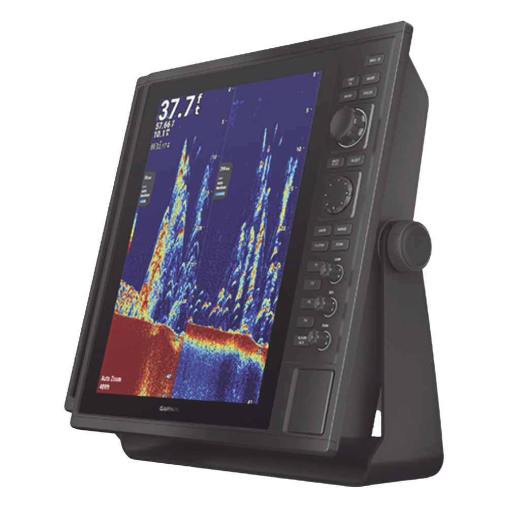 Pantalla Náutica GPSMAP 15" / Resolución XGA 1024x768 / Dual-Frequency Sonar 50/200 kHz / CHIRP Sonar Built-in / ClearVü y SideVü / Compatible con