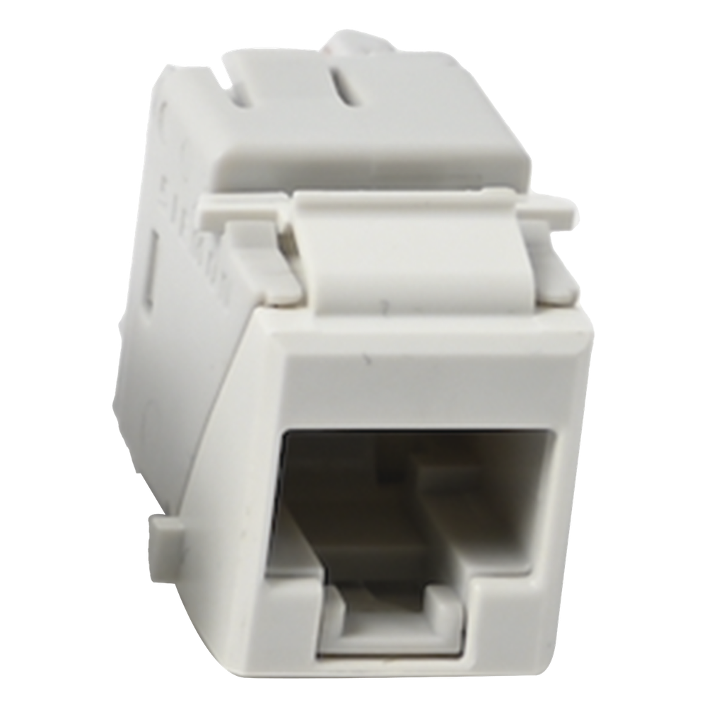 Jack Ultramax Cat6A, UTP, Tipo Keystone, Color Blanco, Punch Down