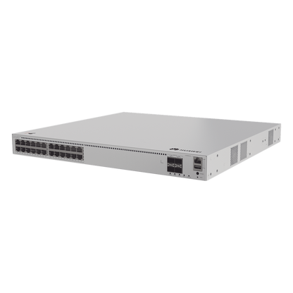 Switch de Distribución/Core Gigabit Administrable PoE Capa 3 / 24 puertos 1000/2.5Gbps (PoE) / 4 Puertos 10GE SFP+ Uplink / ERPS / Rutas Estáticas