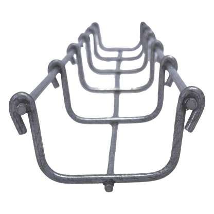Charola Bimetálica Tipo Malla 33/50 mm, Ideal Para Utilizarse al Exterior o Zonas Húmedas, Hasta 26 Cables Cat6, Tramo de 3 Metros