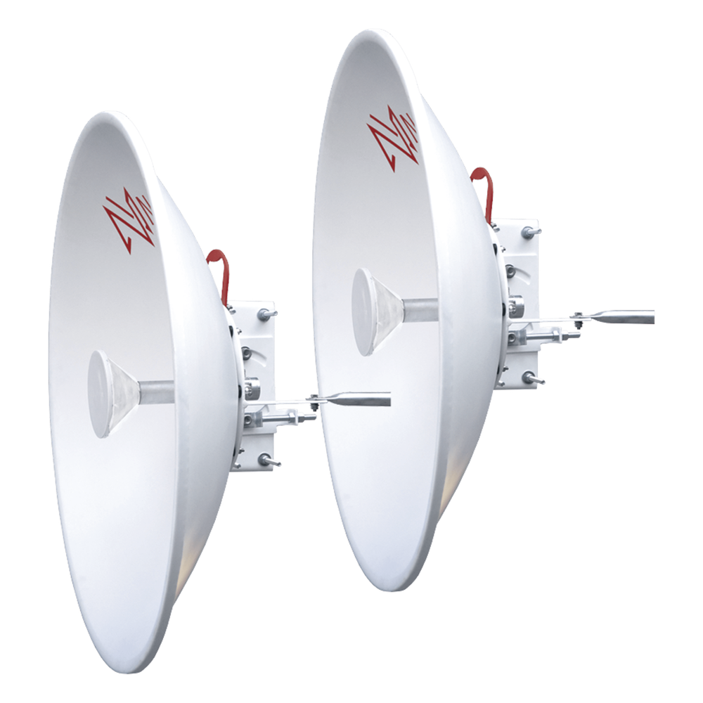 1 Antena Direccional de alto rendimiento / diámetro de 60 cm / 5.9-7.2 GHz / Ganancia 30 dBi / SLANT de 45 ° y 90 ° / Ideal para 30 km / Conector